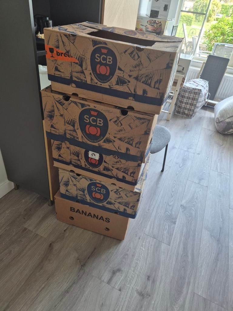 Gratis afhalen bananen dozen, Ophalen, Minder dan 40 cm, Doos, Minder dan 35 cm