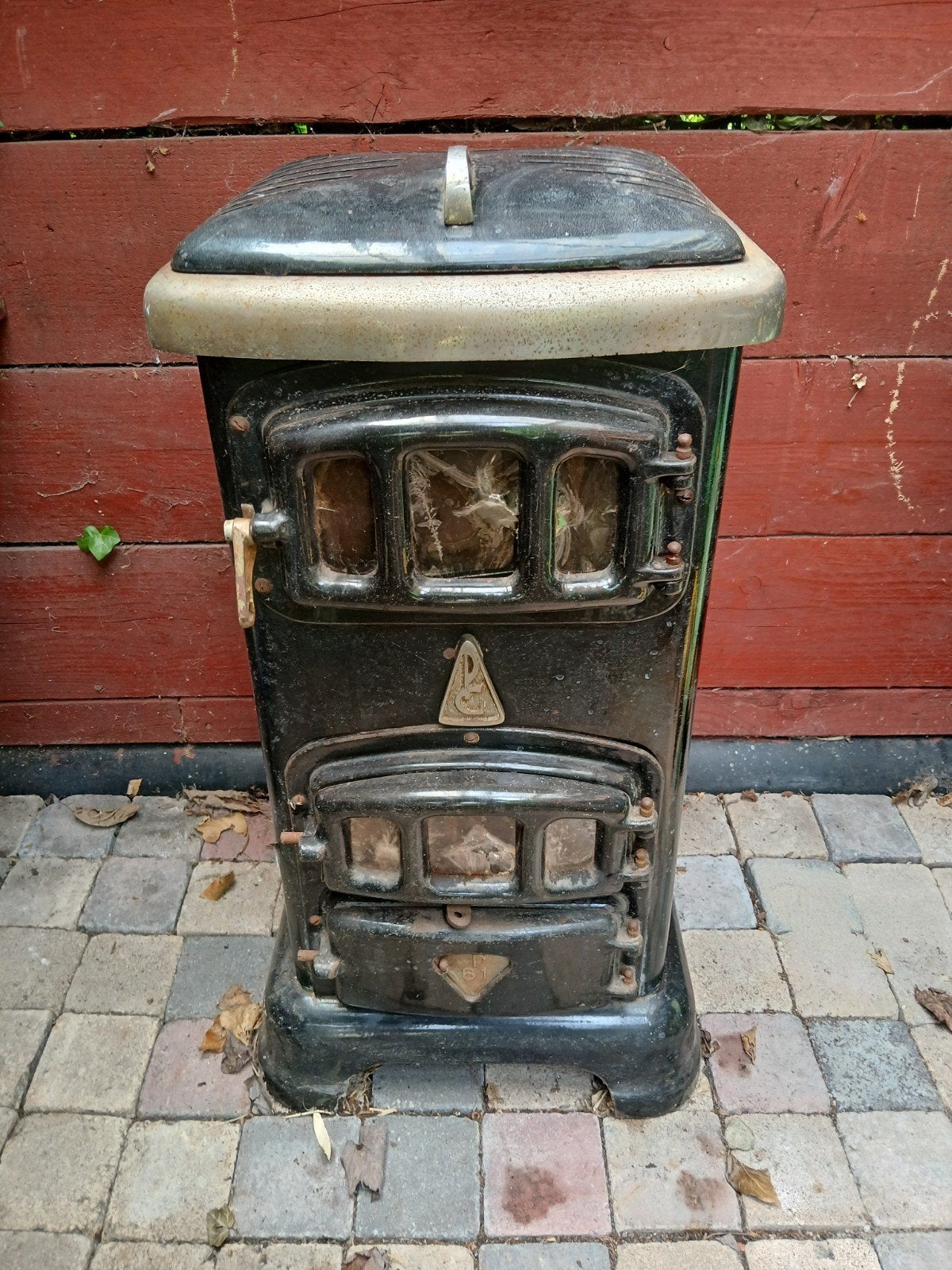 Vintage Kolenkachel - Authentieke Warmtebron, Huis en Inrichting, Kachels, Ophalen, Gebruikt, Hout, Houtkachel