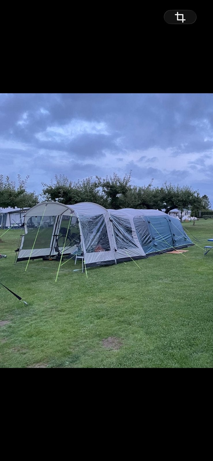 Outwell Parkdale 4PA Opblaasbare Tent met Voortent, Ophalen, Zo goed als nieuw, Tot en met 4