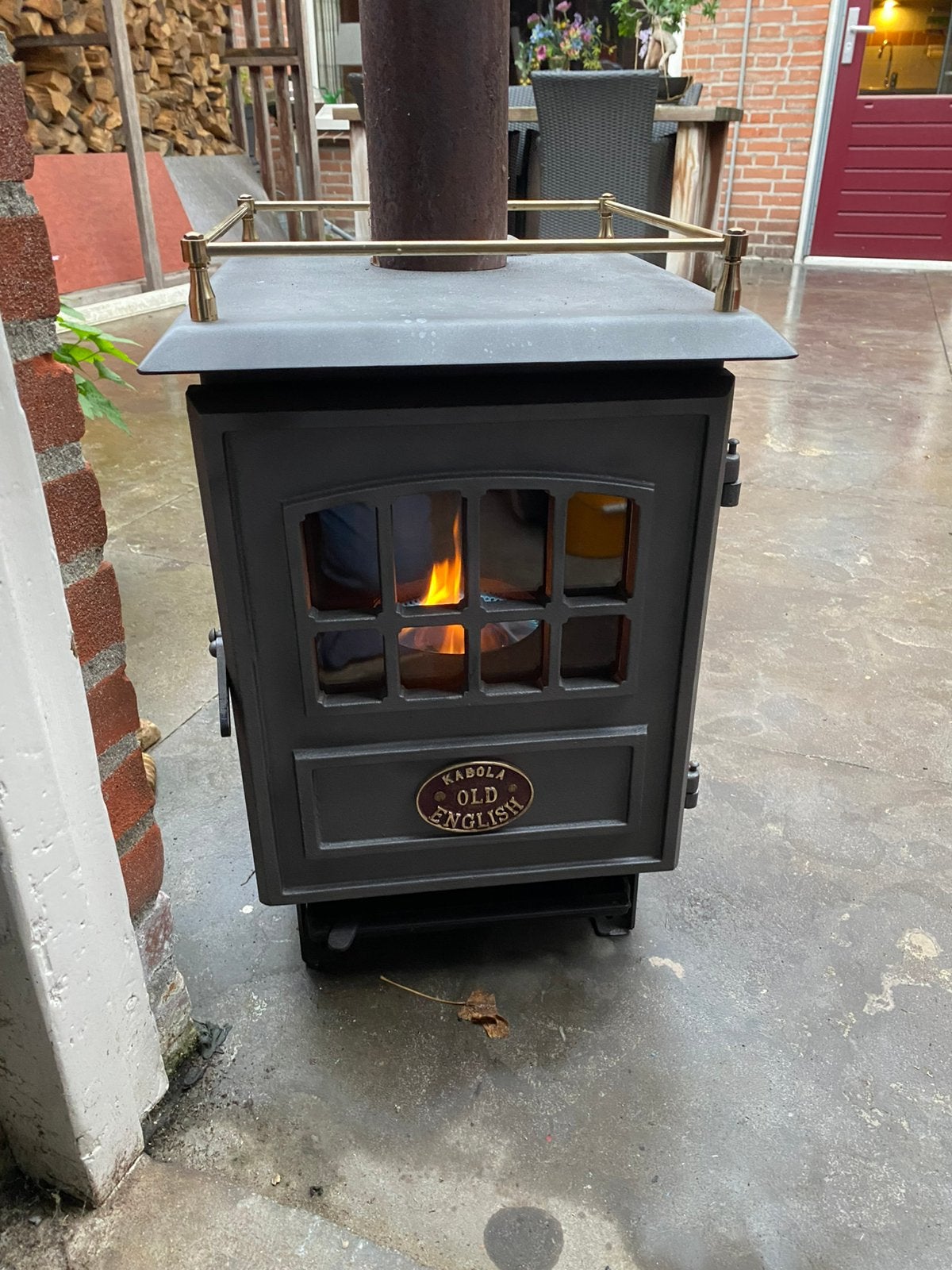 Kabola old englisch, Ophalen, Zo goed als nieuw, Gas, Gaskachel