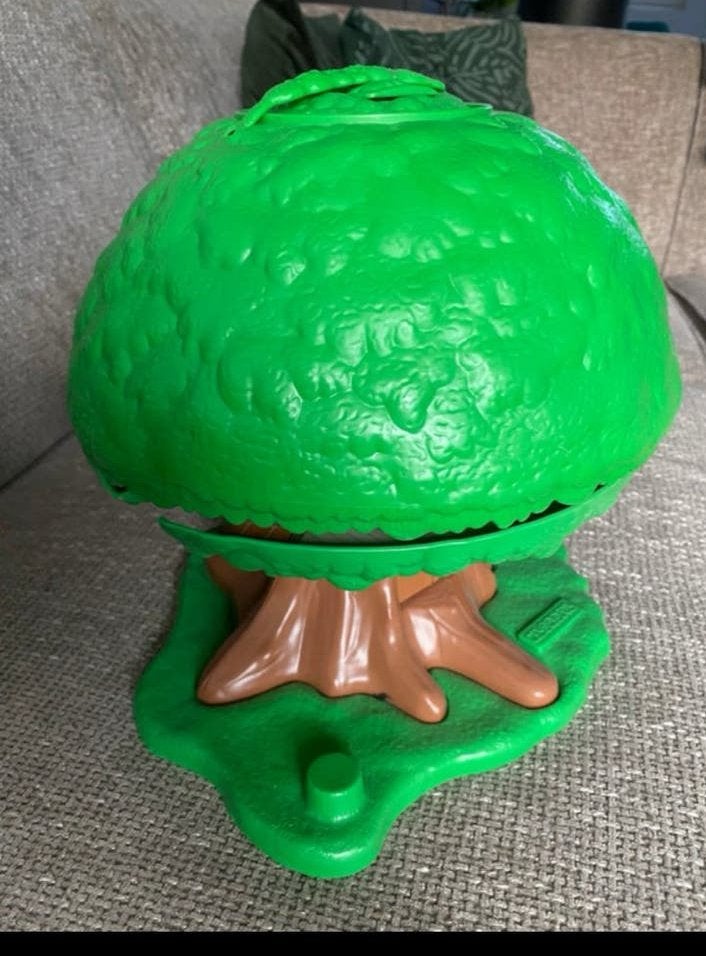 Boomhut speelset met meubels speelboom vintage, Ophalen of Verzenden, Zo goed als nieuw, Jongen of Meisje