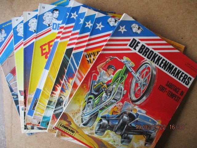 adv5664 de brokkenmakers, Eén stripboek, Ophalen, Gelezen