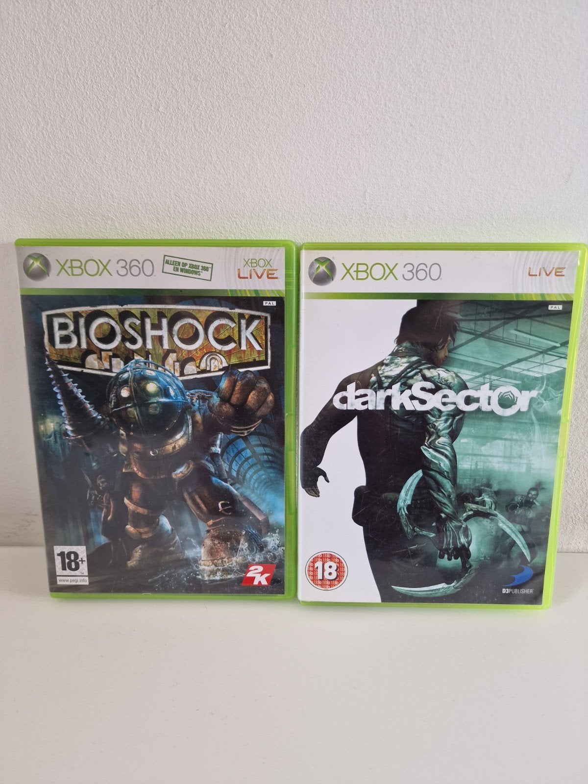 Bioshock & Dark Sector Xbox 360 Games, Gebruikt, Vanaf 18 jaar, Shooter, Verzenden