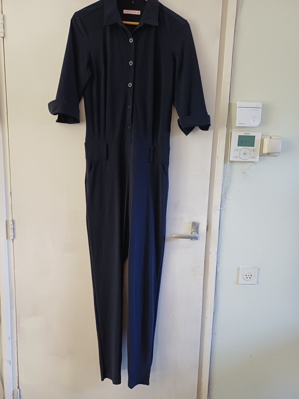 Studio Anneloes Angelique Jumpsuit M donkerblauw, Kleding | Dames, Jumpsuits, Maat 38/40 (M), Studio Anneloes, Blauw, Ophalen of Verzenden