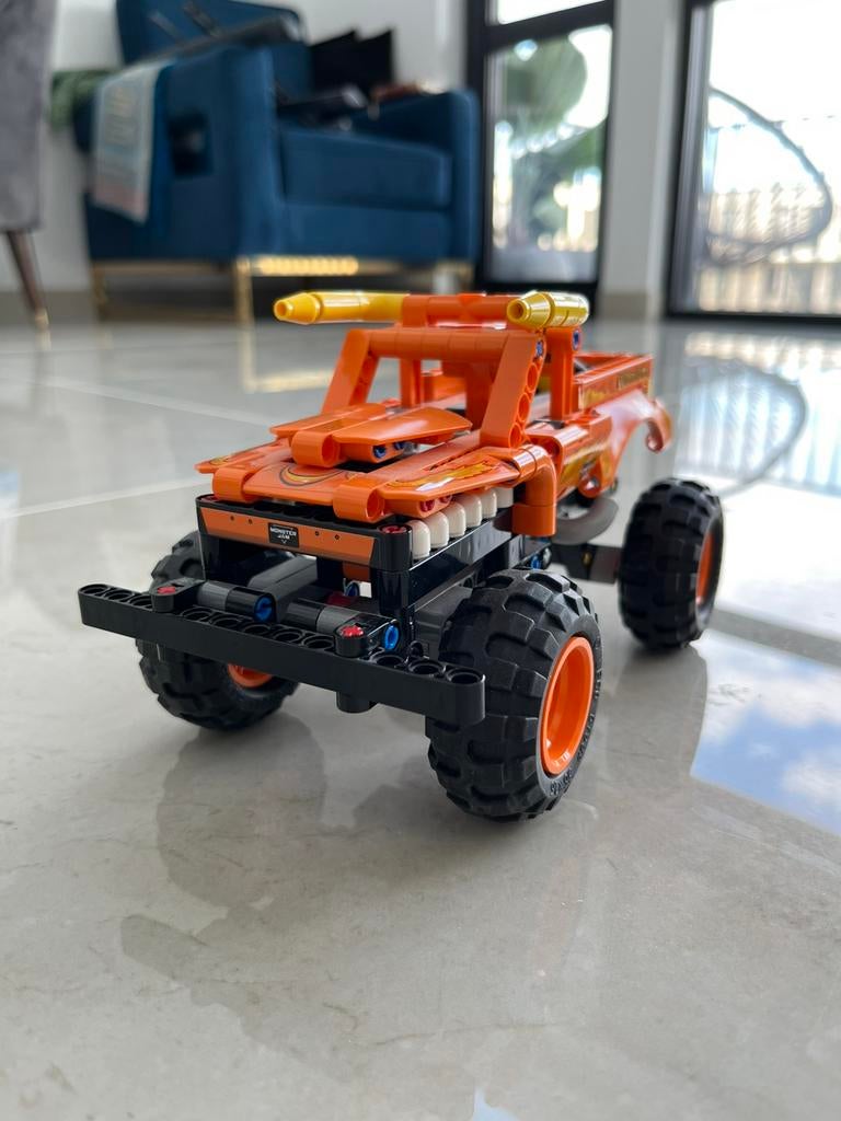 Lego technic monster jam el toro loco, Lego, Ophalen of Verzenden, Zo goed als nieuw, Complete set