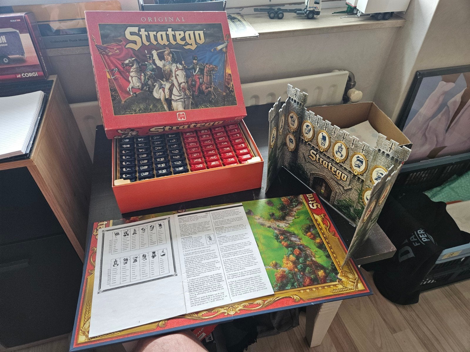 Origineel Oud Stratego Bordspel - ZGAN en Compleet, Een of twee spelers, Ophalen of Verzenden, Zo goed als nieuw, Jumbo spellen