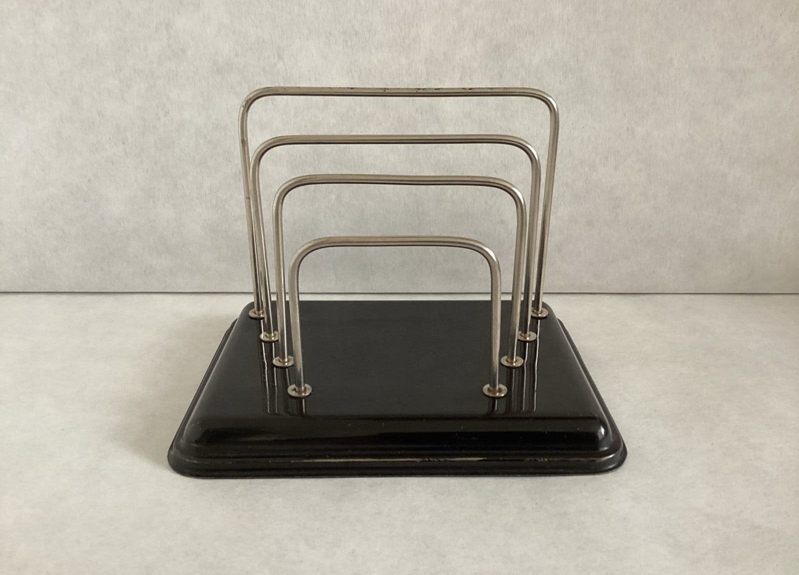 Vintage Art Deco brievenhouder brievenstandaard 16x12,5 cm., Ophalen of Verzenden, Huis en Inrichting