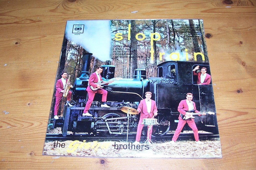 The Gisha Brothers – Slop Train  lp, Ophalen of Verzenden, Zo goed als nieuw, Rock-'n-Roll, 12 inch