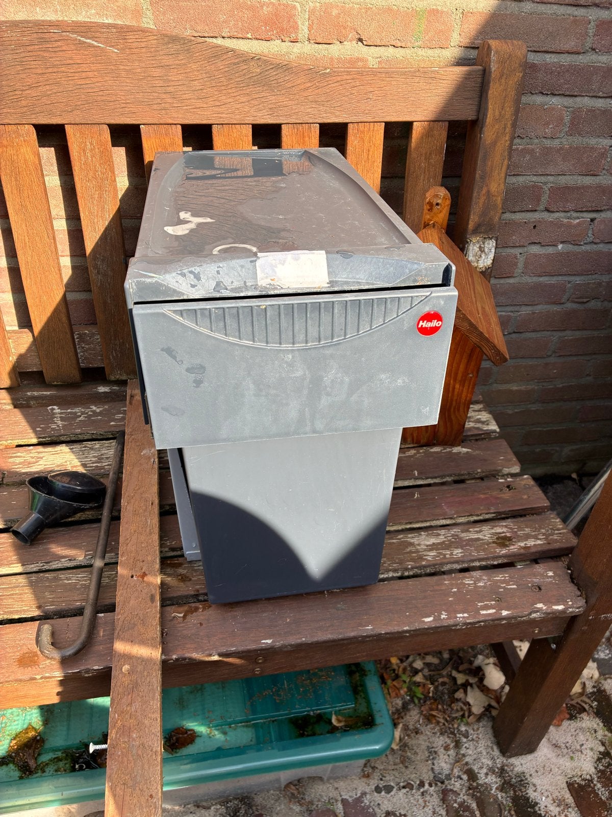 Uitschuifbare prullenbak - Hailo, Ophalen, Kunststof, Gebruikt, 20 tot 30 liter