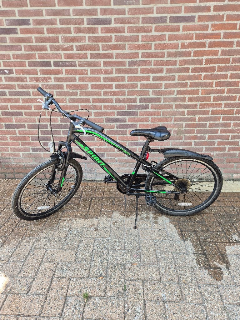 mountainbike fiets 24 inch, Fietsen en Brommers, Ophalen, Velgrem, Spirit, Handrem