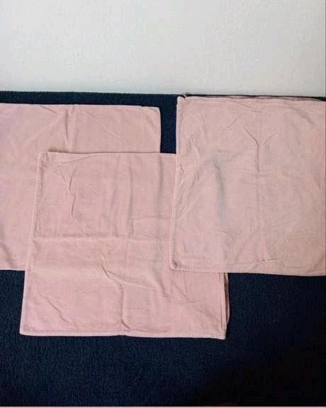 Roze velvet kussenhoezen, Ophalen of Verzenden, Zo goed als nieuw, Roze