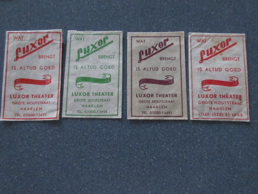 4 x Haarlem, Luxor Theater, Verzenden, Nederland