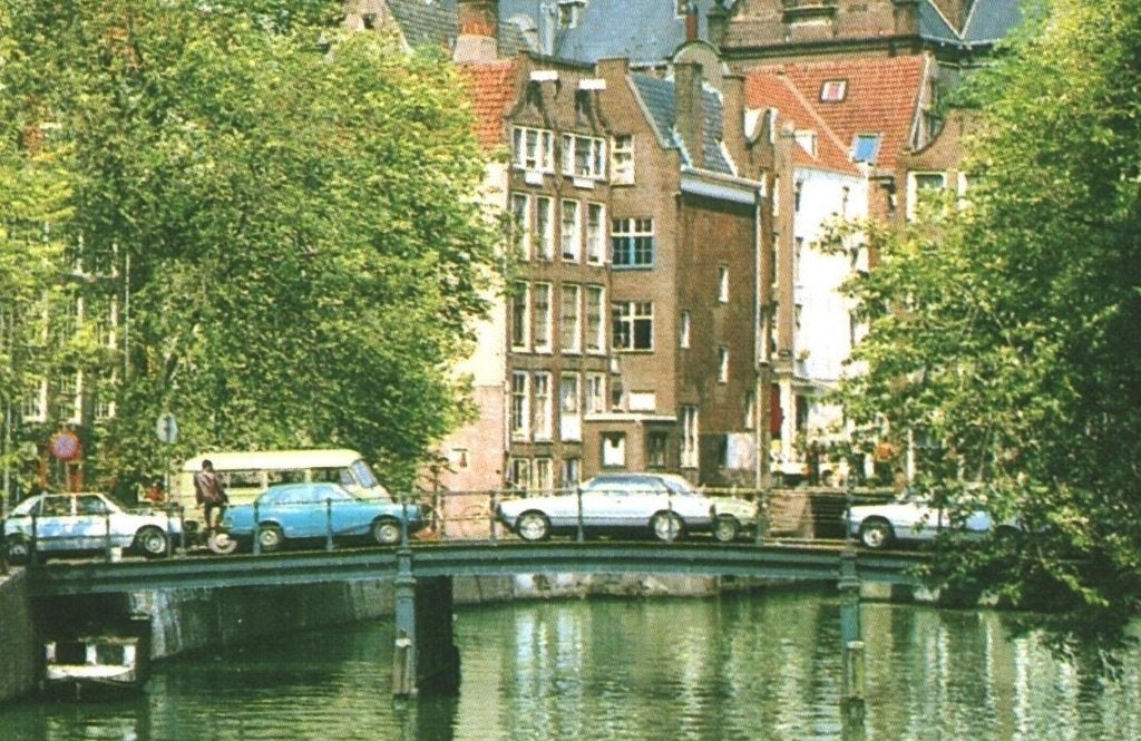 988221 Amsterdam _Gelopen met mooie zegel Draaiorgel, Ophalen of Verzenden, 1980 tot heden, Gelopen, Noord-Holland
