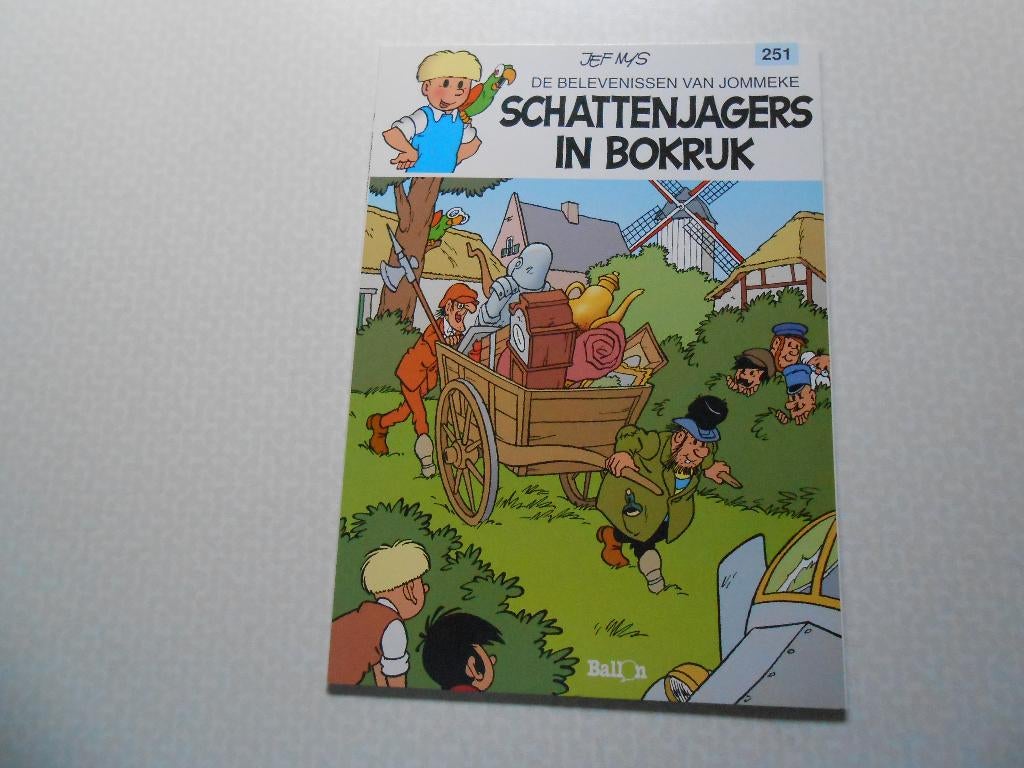 Jommeke 251 Schattenjagers in Bokrijk 2010 1 ste druk., Jef Nys, Eén stripboek, Nieuw, Ophalen of Verzenden