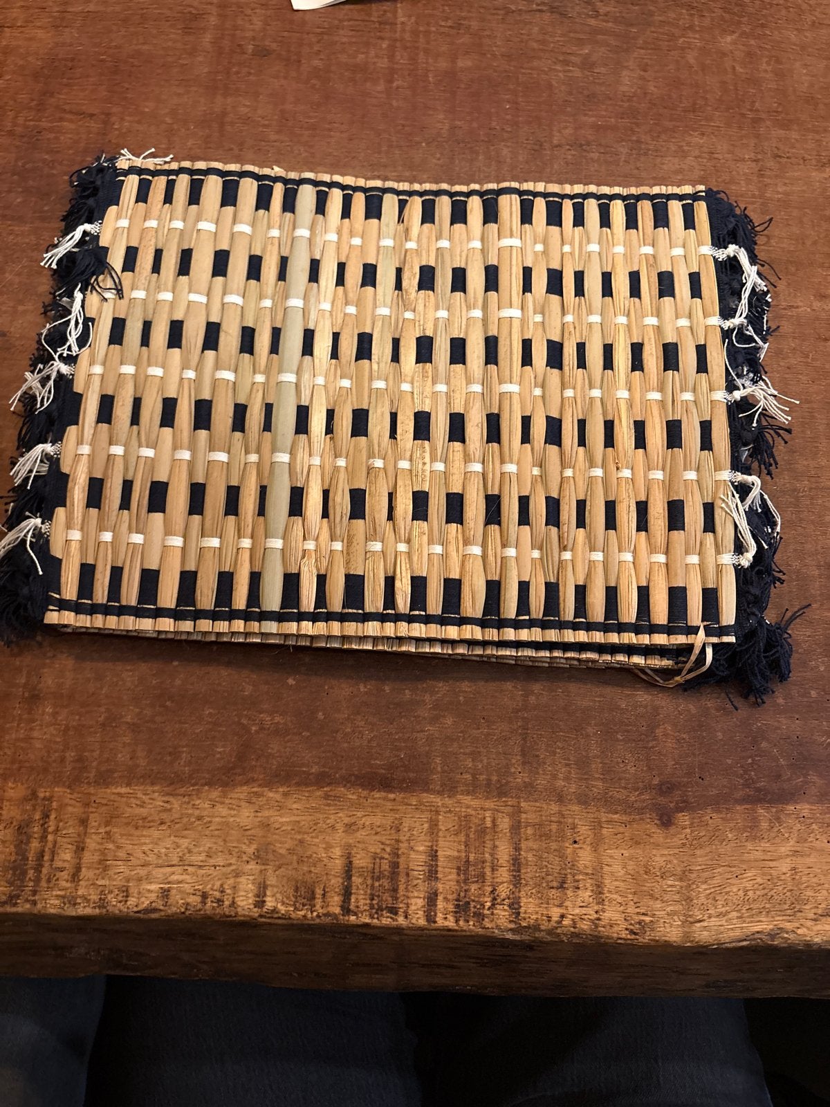 Nieuwe placemats van Napier gras - set van 4 Ibiza/Bohemian, Ophalen, Meerkleurig, Nieuw, Landelijk