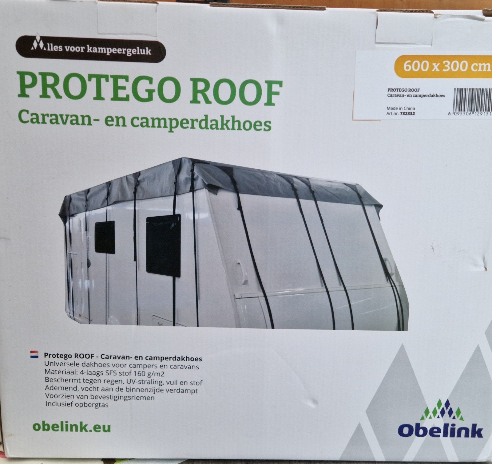 Protego Roof Caravan- en camperdakhoes 600x300 cm, Ophalen of Verzenden, Nieuw