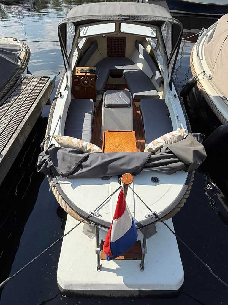 SCAND Spitsgatter | motorboot met kajuit | 6.40m, Watersport en Boten, Sloep, Ophalen, Gebruikt, Polyester