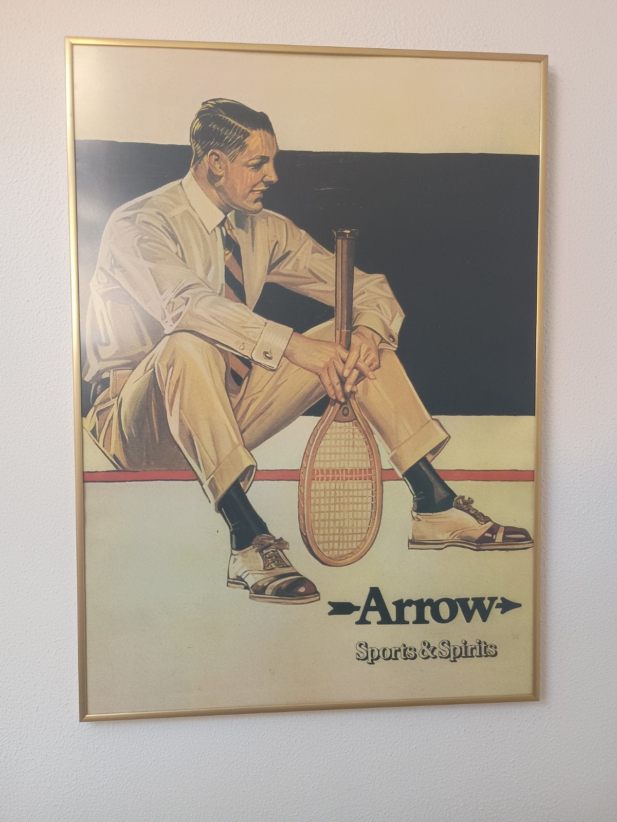 ARROW shirts poster ( authentieke en oude prent), Ophalen of Verzenden