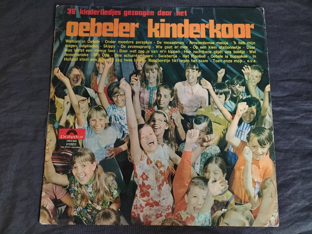 LP 36 kinderliedjes gezongen door het Oebeler Kinderkoor, Cd's en Dvd's, LP, Ophalen of Verzenden, Zo goed als nieuw, 12 inch