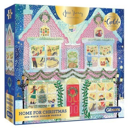 Gibsons: Home for Christmas 500 stukjes, Ophalen of Verzenden, 500 t/m 1500 stukjes, Nieuw, Legpuzzel