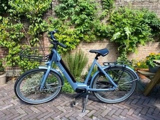 Cortina E Nite elektrische fiets met voordrager, Ophalen, Gebruikt, Cortina, 51 tot 55 cm