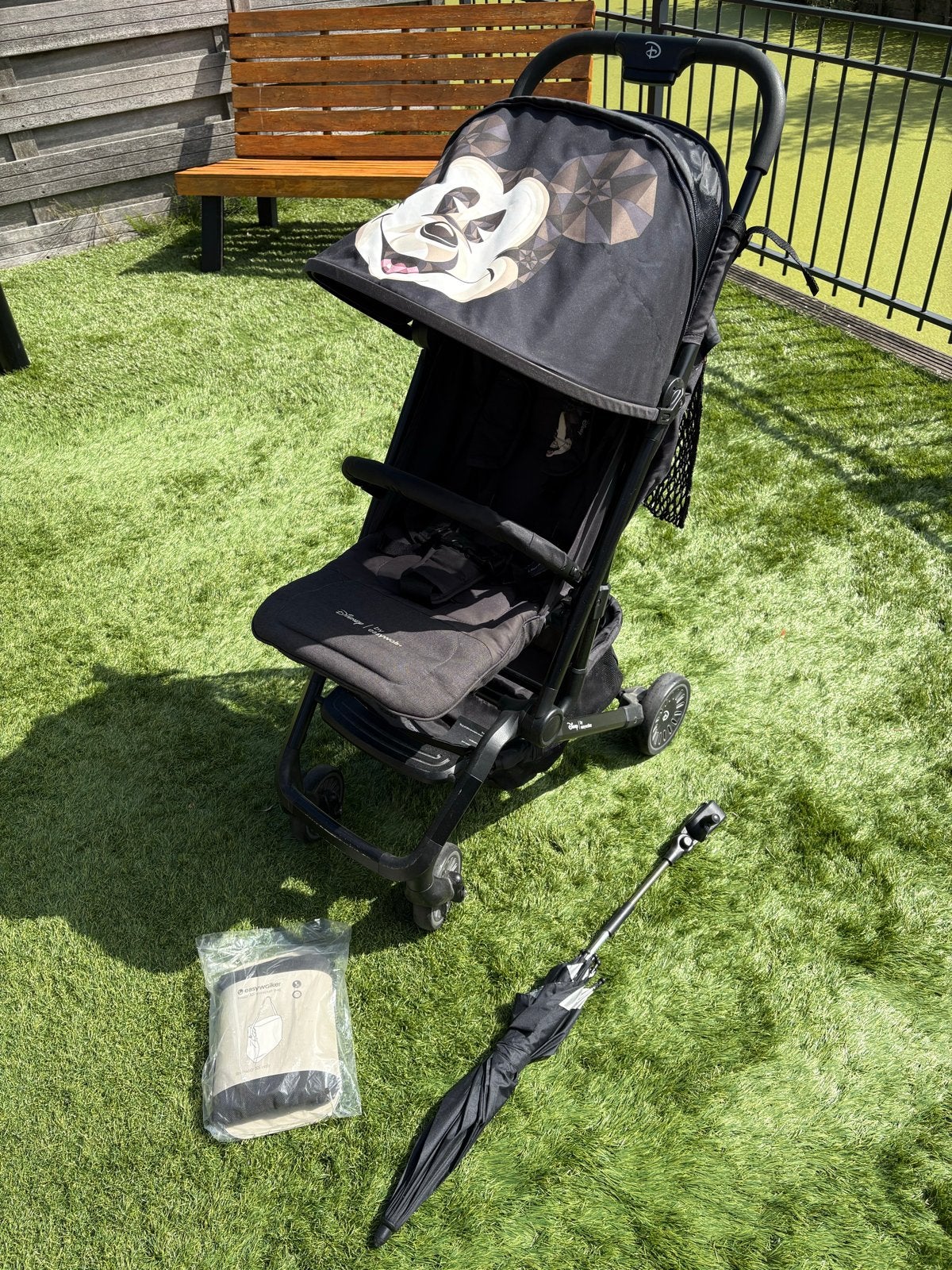 Easywalker Disney buggy XS Mickey met nieuwe transport bag, Ophalen, Gebruikt, Kinderwagen, Overige merken