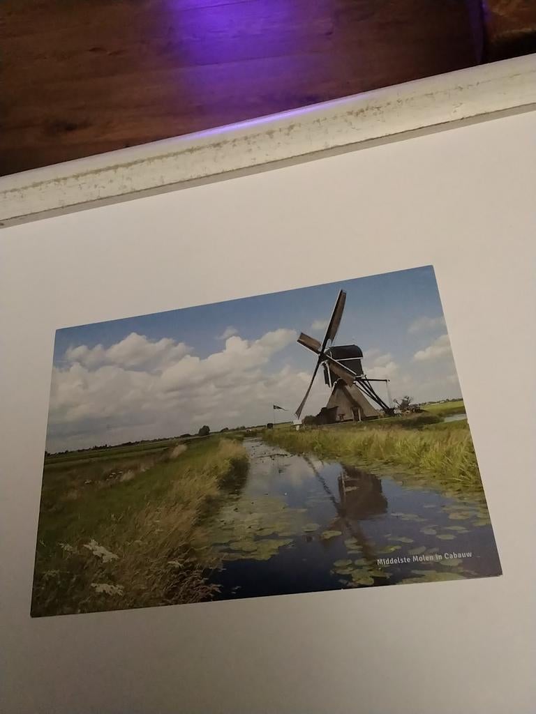 MIDDELSTE MOLEN IN  CABAUW, Ophalen of Verzenden
