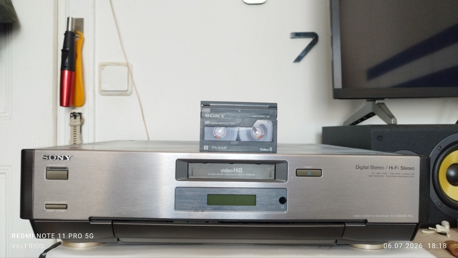 Sony EV-S9000E PAL Video Cassette Recorder Digital Stereo, Ophalen of Verzenden, Gebruikt, Overige typen