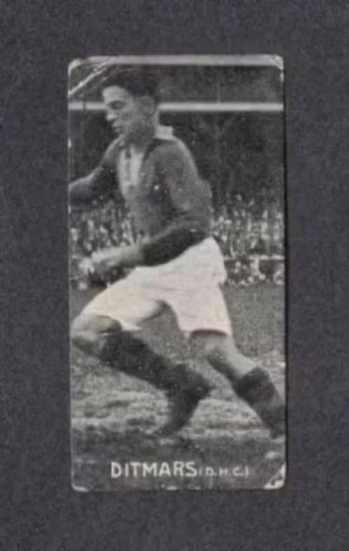 Voetbalplaatje Ditmars DHC Delft Jaren 20/30., Ophalen of Verzenden, Zo goed als nieuw