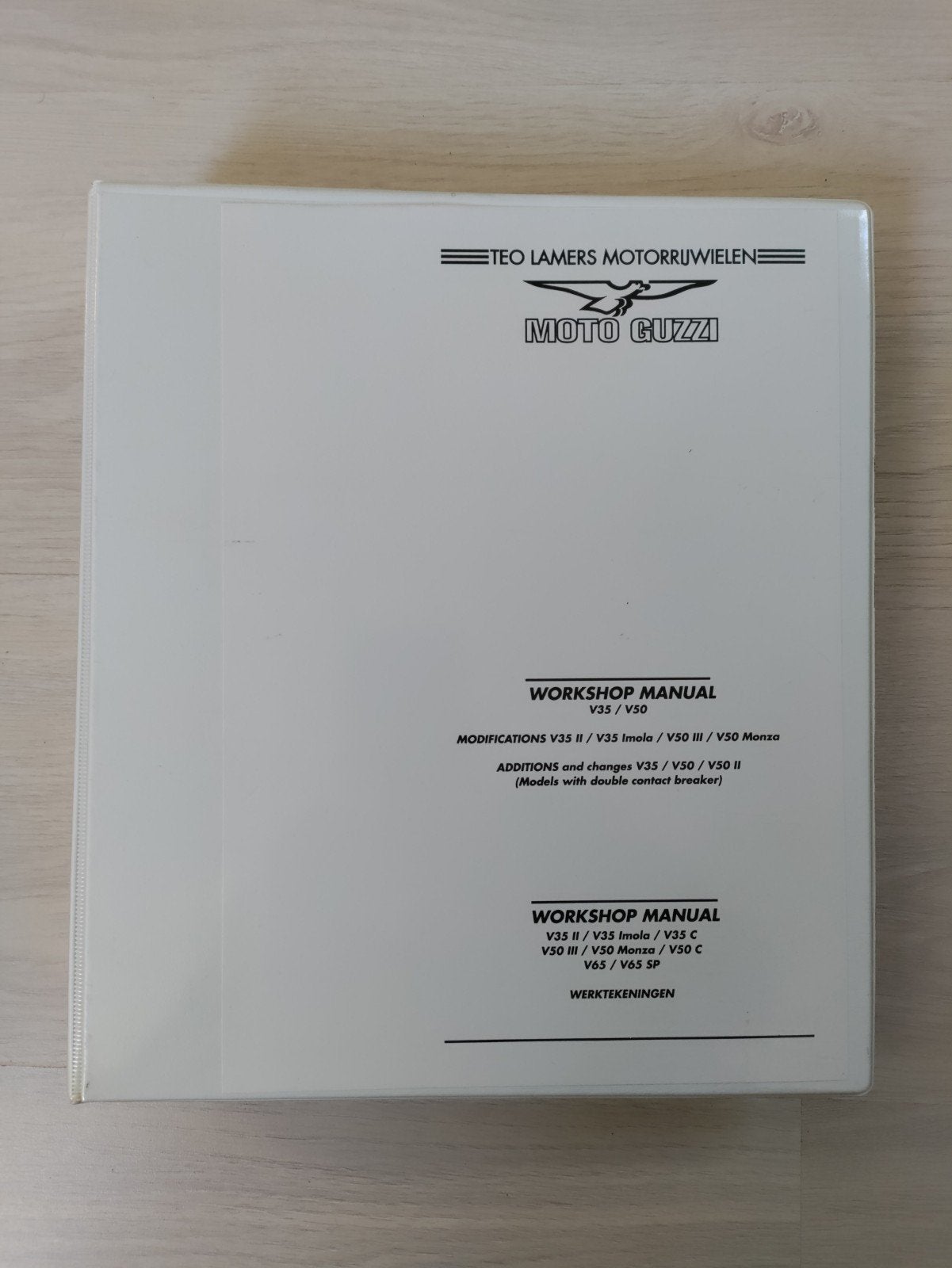 Moto Guzzi workshop manual V35 t/m V75, Motoren, Ophalen of Verzenden, Moto Guzzi