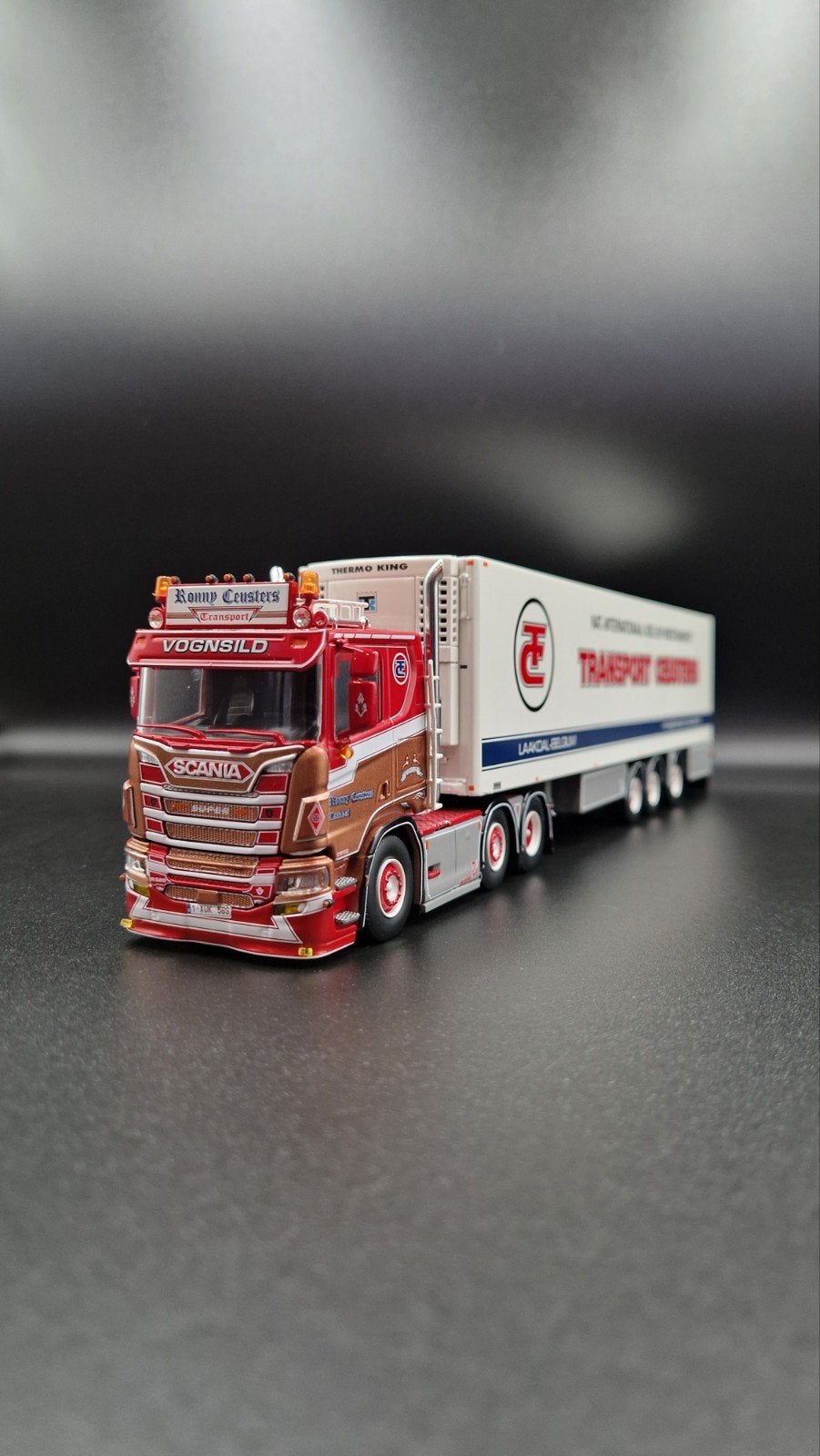 Tekno | Ronny Ceuaters - Scania, Ophalen of Verzenden, Zo goed als nieuw, Bus of Vrachtwagen, Tekno