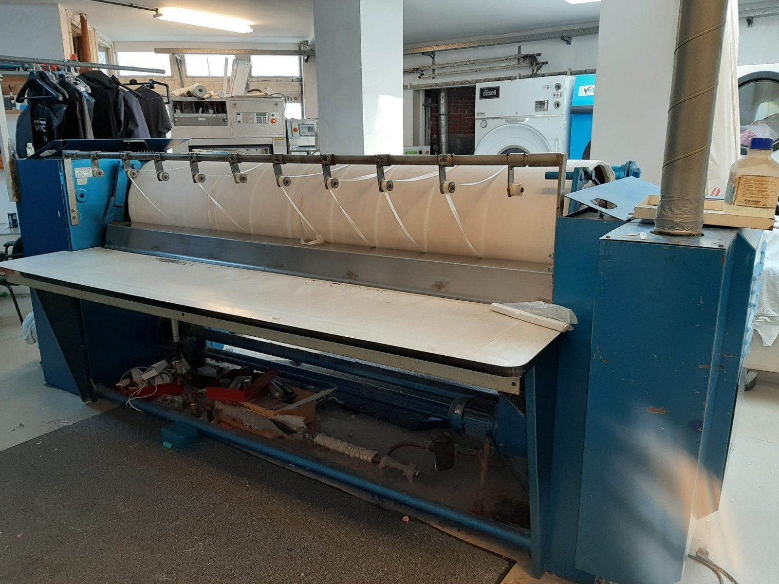 professionele industriële strijkmachine/mangel voor wasserij, Witgoed en Apparatuur, Ophalen, Zo goed als nieuw