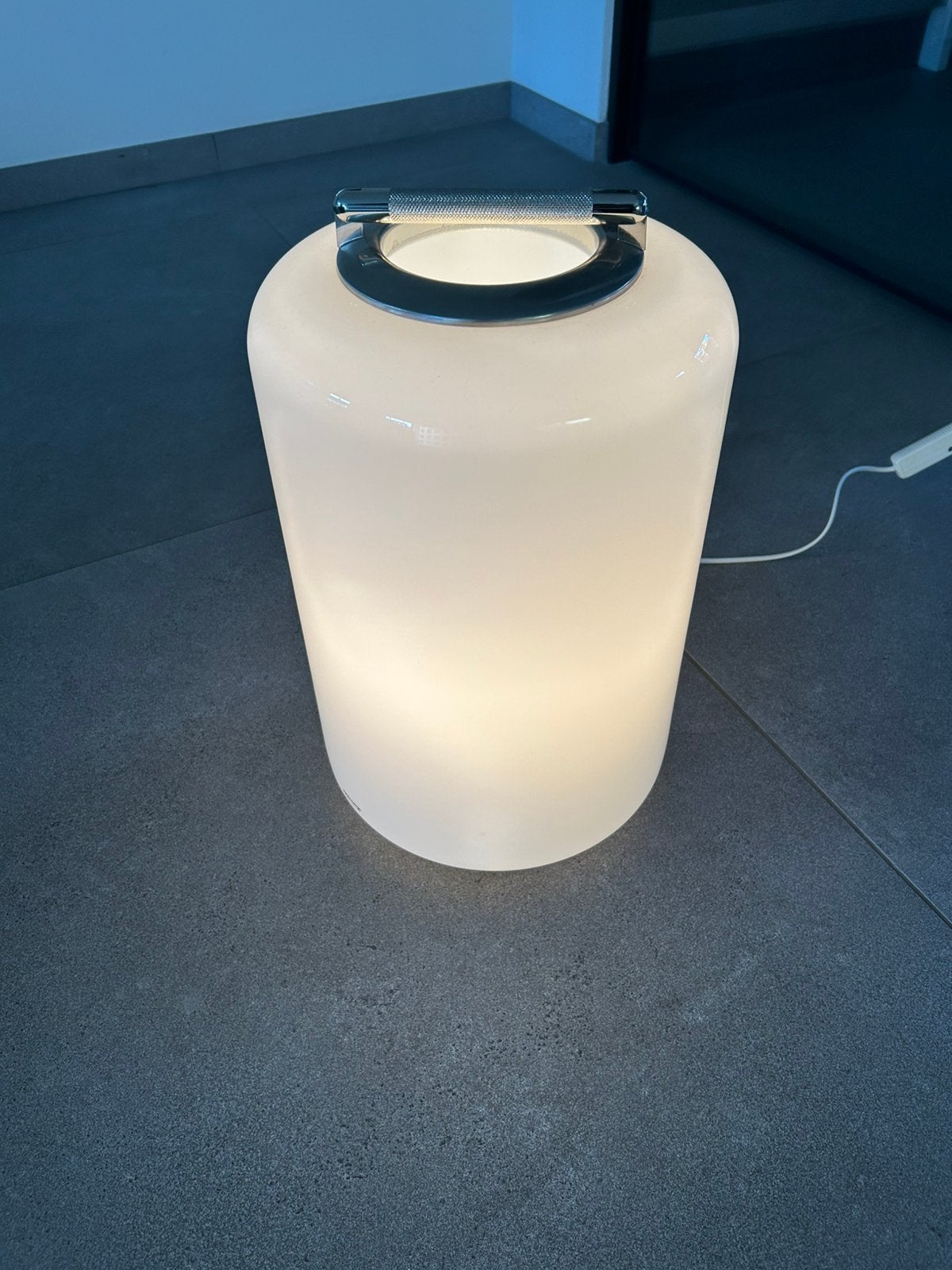 AV Mazzega air kan 1946 Murano glazen xl lamp, Huis en Inrichting, Lampen | Tafellampen, Ophalen, Zo goed als nieuw