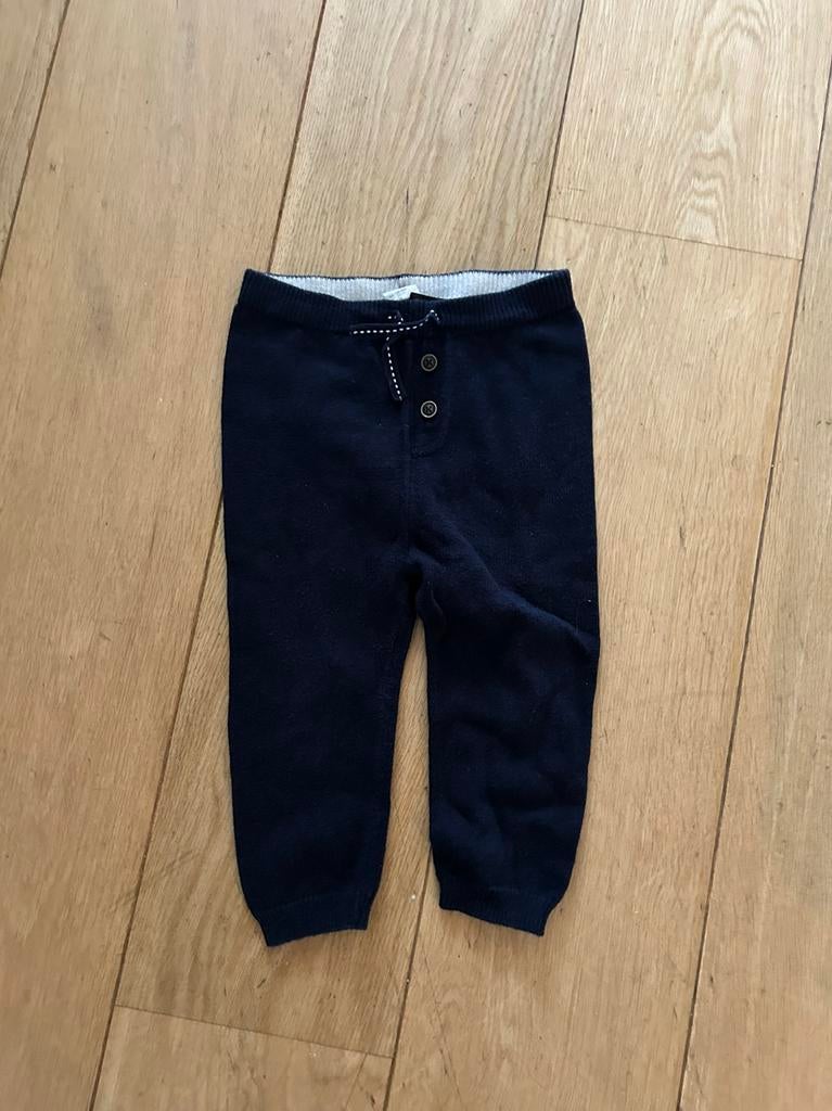 Donker blauw gebreid broekje h&m maat 86, Ophalen of Verzenden, Zo goed als nieuw, Jongetje, Broekje