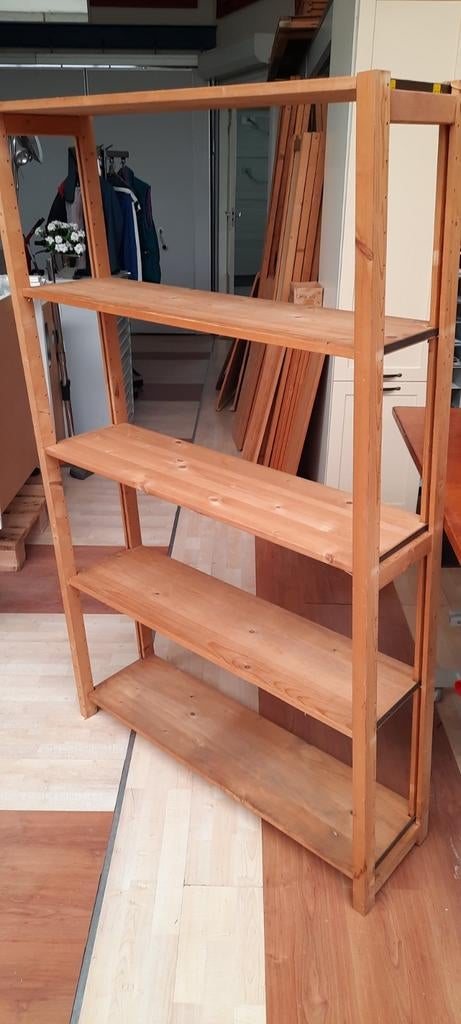 Lundia rek(ken) Hout dicht 170x100x30 cm, Ophalen, Gebruikt
