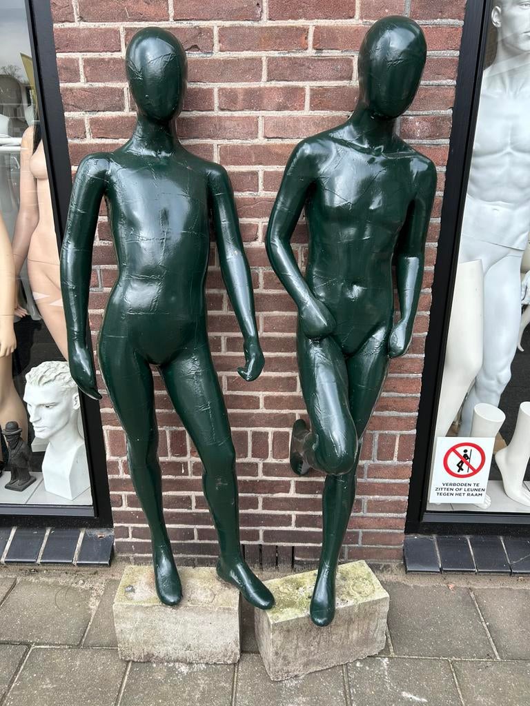 2 super zware tuinbeelden te koop, Ophalen