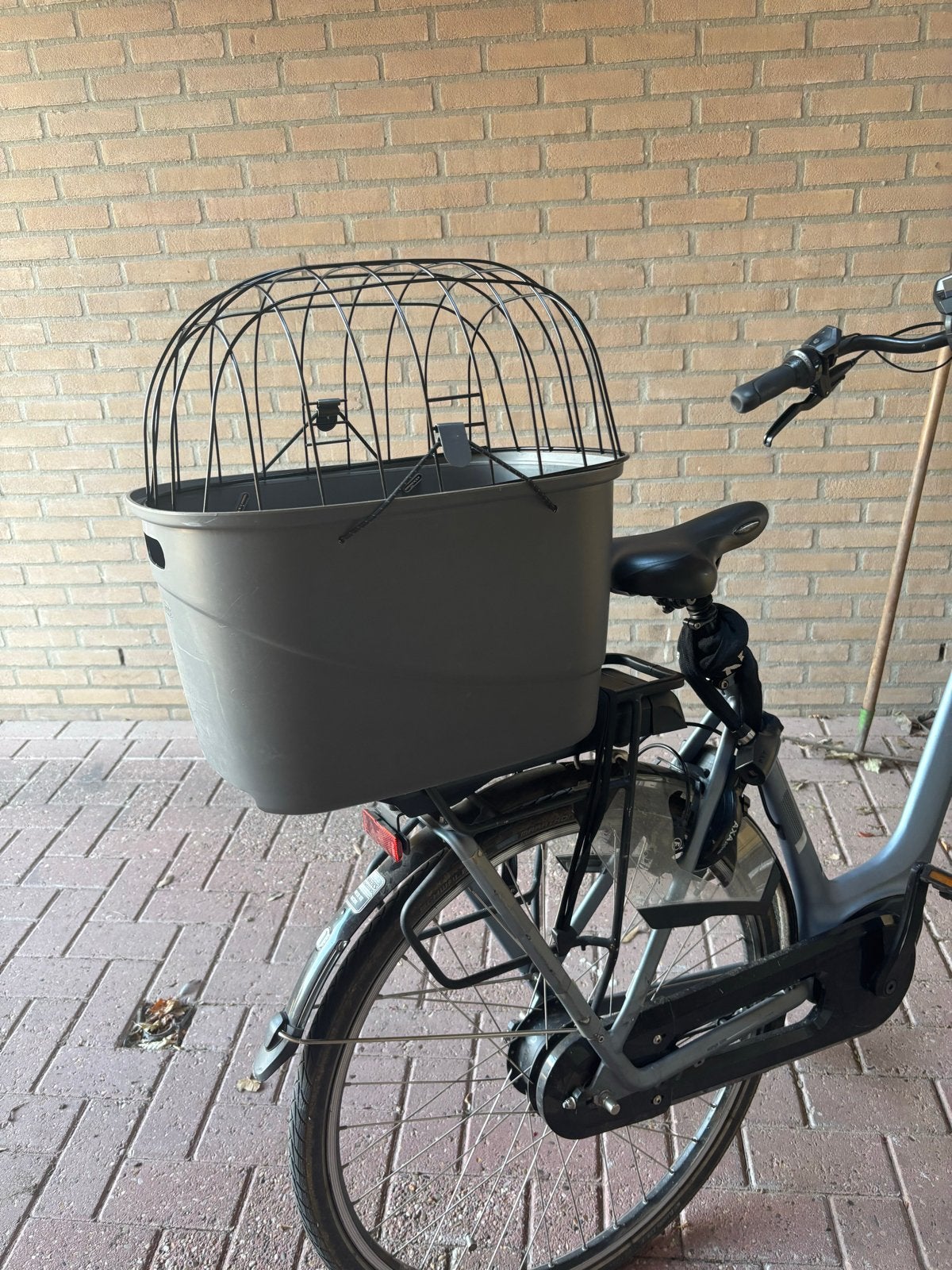 Hondenfietsmand voor achterop de fiets, Ophalen of Verzenden, Gebruikt, Fietsmand