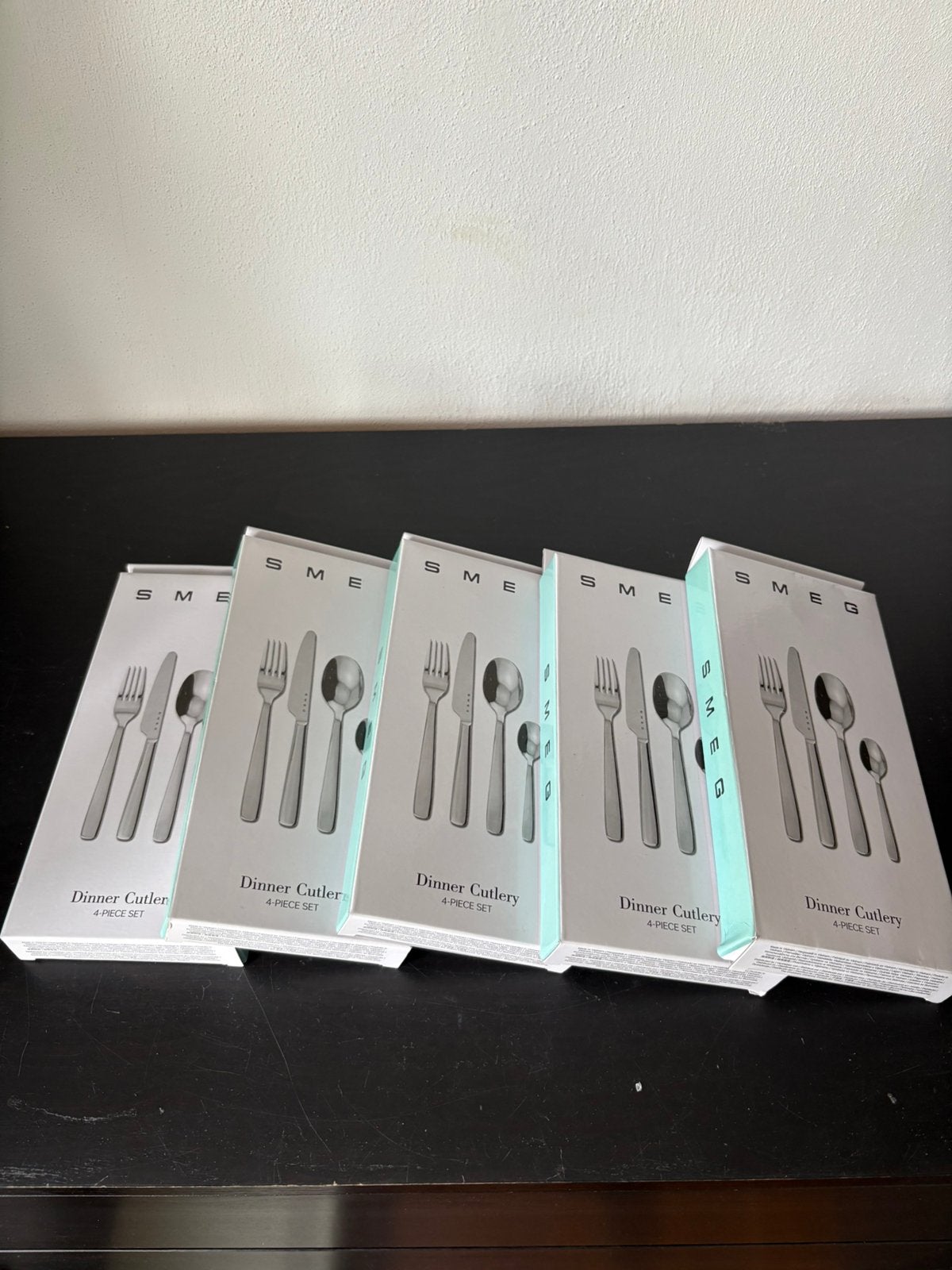 Smeg bestek zilver 5 x, Ophalen of Verzenden, Zo goed als nieuw