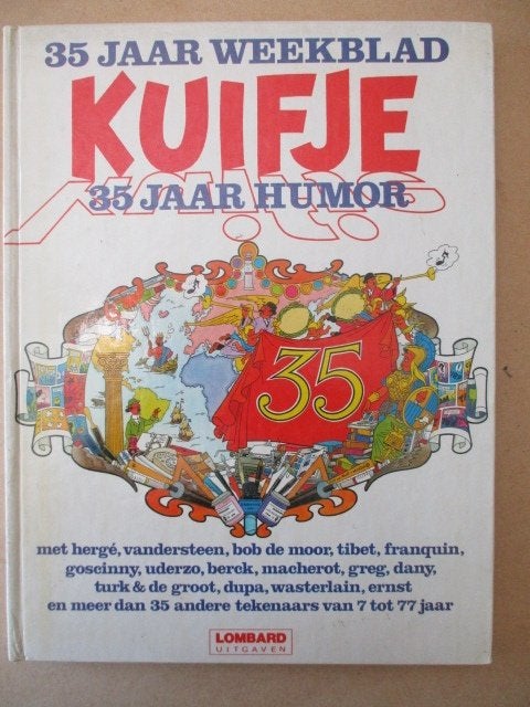 ad000367 kuifje 35 jaar weekblad hc, Boeken, Eén stripboek, Ophalen, Gelezen