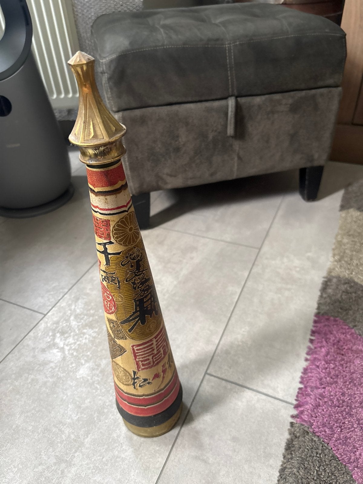 Vintage Speeldoos in Flesvorm - Oosters Design, Ophalen