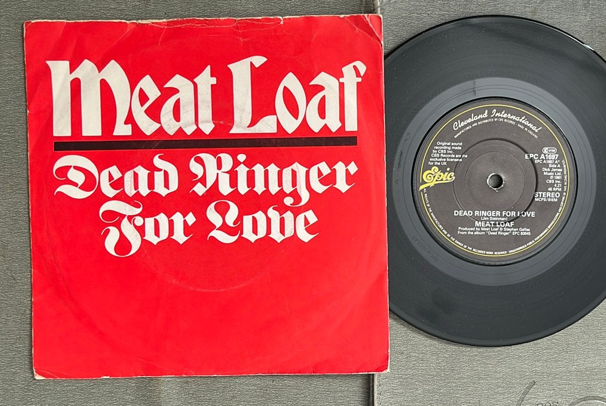 Meat Loaf - Dead Ringer for Love 7” UK 1991, Cd's en Dvd's, Vinyl Singles, Gebruikt, 7 inch, Ophalen of Verzenden, Rock en Metal