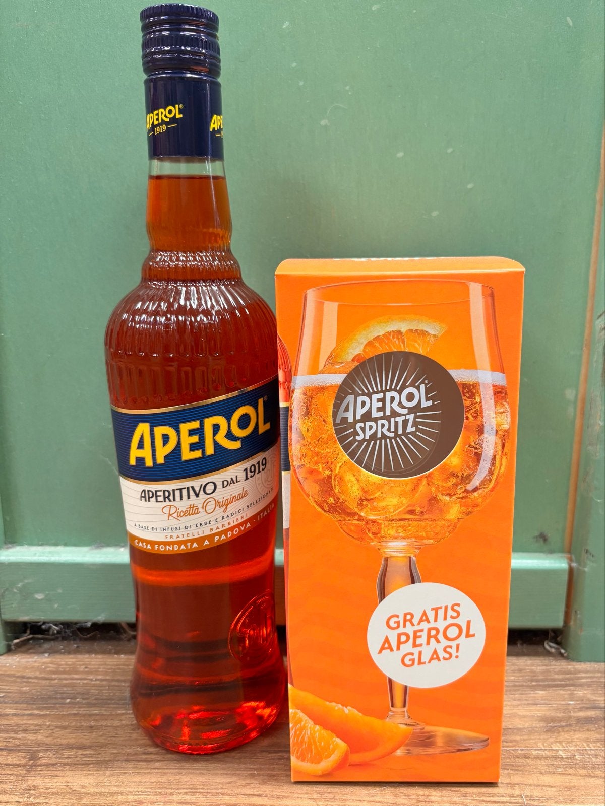 Aperol glas (zonder fles Aperol), Nieuw, Ophalen of Verzenden, Oranje, Glas