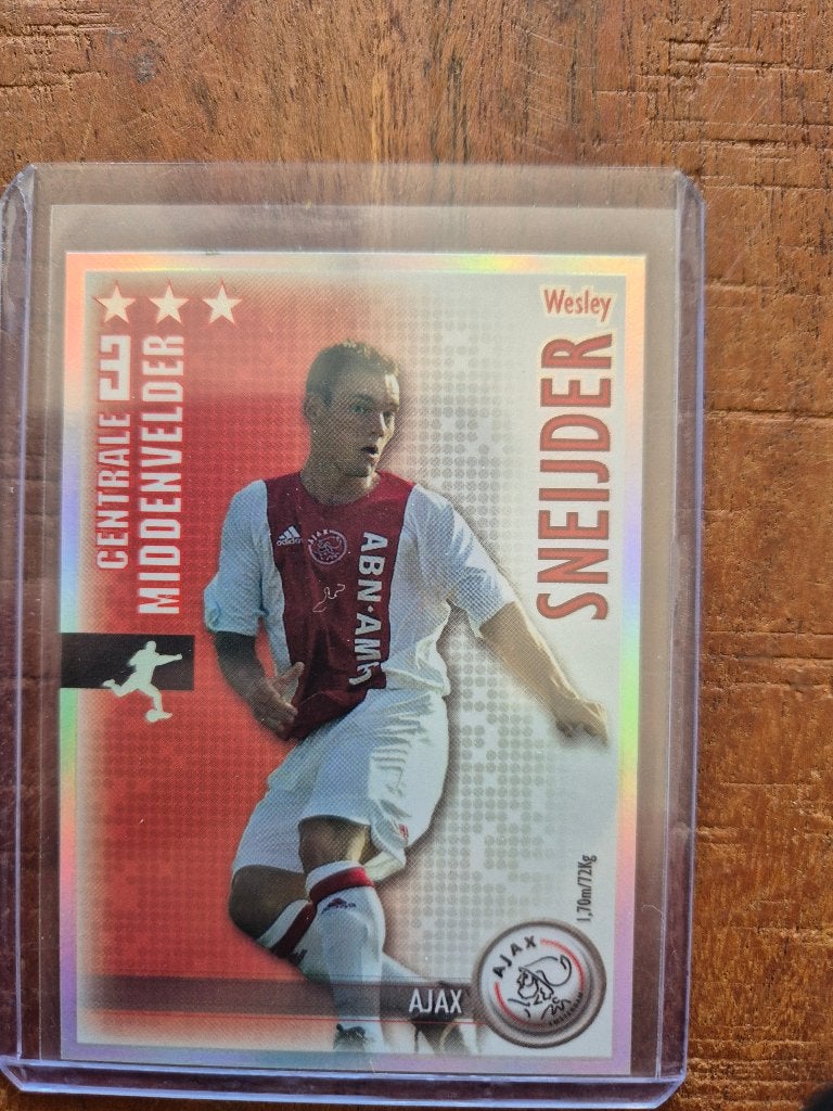 All Star kaartje Wesley Sneijder, Ophalen of Verzenden, Zo goed als nieuw, Ajax, Poster, Plaatje of Sticker