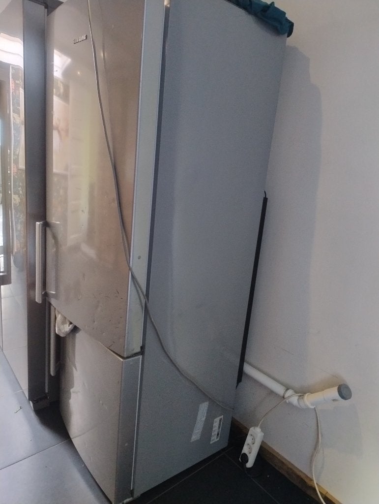 Koelvriescombinatie Samsung, Witgoed en Apparatuur, Koelkasten en IJskasten, Gebruikt, Met aparte vriezer, 200 liter of meer, 160 cm of meer
