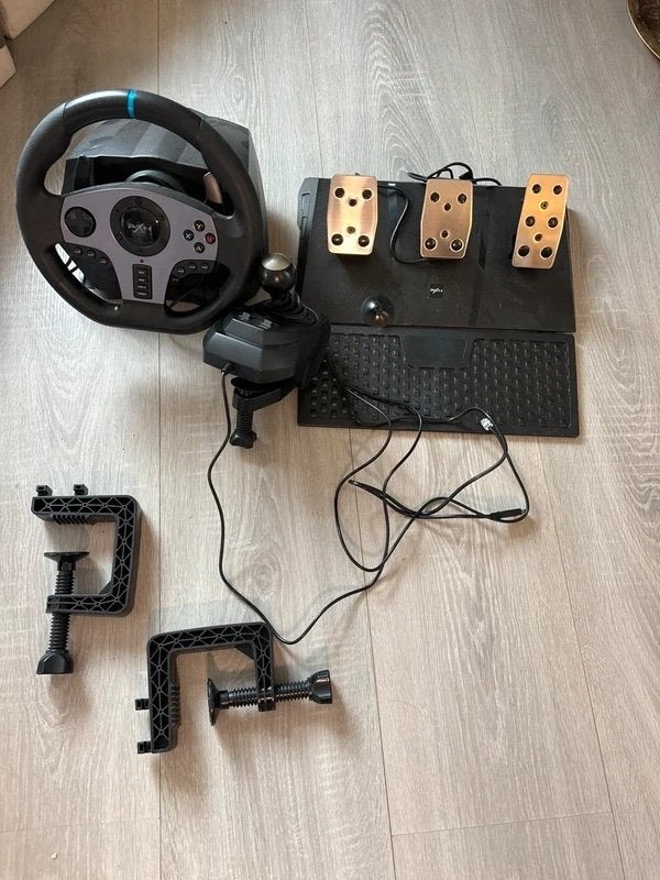 PXN V9 racestuur compleet met pedalen shifter en klemmen, Ophalen of Verzenden, Zo goed als nieuw, PXN