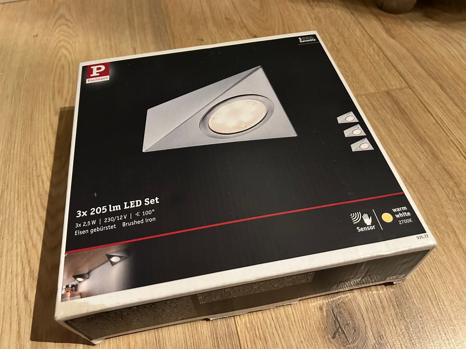 Paulmann LED keukenkast verlichting  met sensor NIEUW, Opbouwspot, Geschikt voor wandmontage, Nieuw, Ophalen of Verzenden