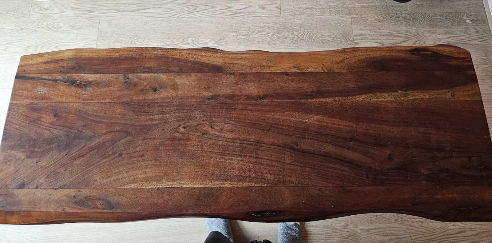 Mooie Bartafel De Bommel - Hout met metalen onderstel, Ophalen, Gebruikt, 50 tot 100 cm, 150 tot 200 cm