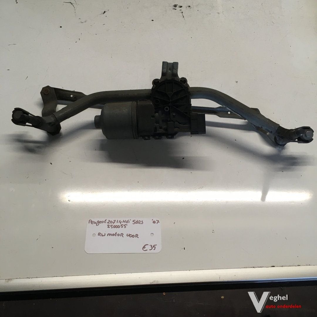 Peugeot 207 1.4 hdi 5drs 2007 2500055  Ruitenwissermechaniek, Gebruikt, -, -, Ophalen of Verzenden