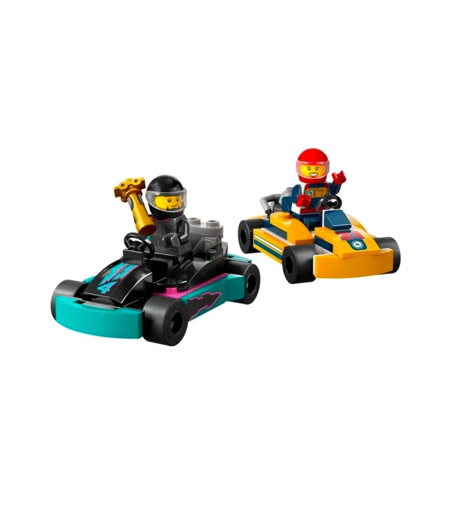 LEGO City 60400 Race Karts - Complete Set met Instructies, Compleet, Lego, Ophalen of Verzenden, Complete set