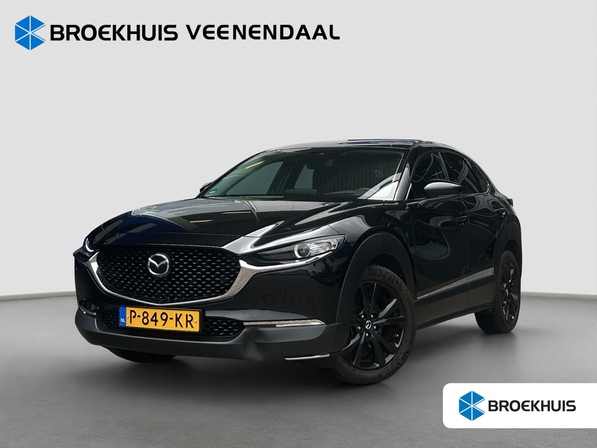 Mazda CX-30 2.0 e-SkyActiv-G M Hybrid Sportive | Adap. Cruis, Auto's, Gebruikt, Euro 6, 4 cilinders, Zwart